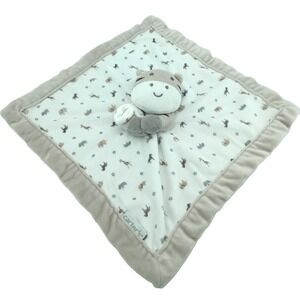 Carters Gray Zebra  Animals Security Blanket Lovey